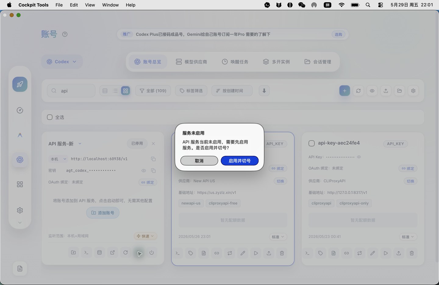 New API + Cockpit Tools 小白接入教程